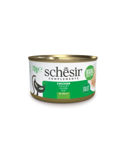 Schesir Complements Cat Wet Food In Jelly Can Chicken 70g